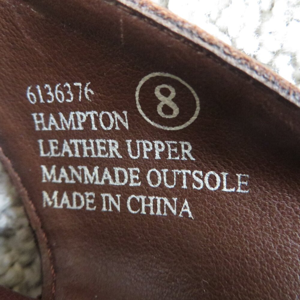 Earth shoe gelron 2000 womens slide sandals size 8 brown leather hampton 6136376 - Picture 11 of 11